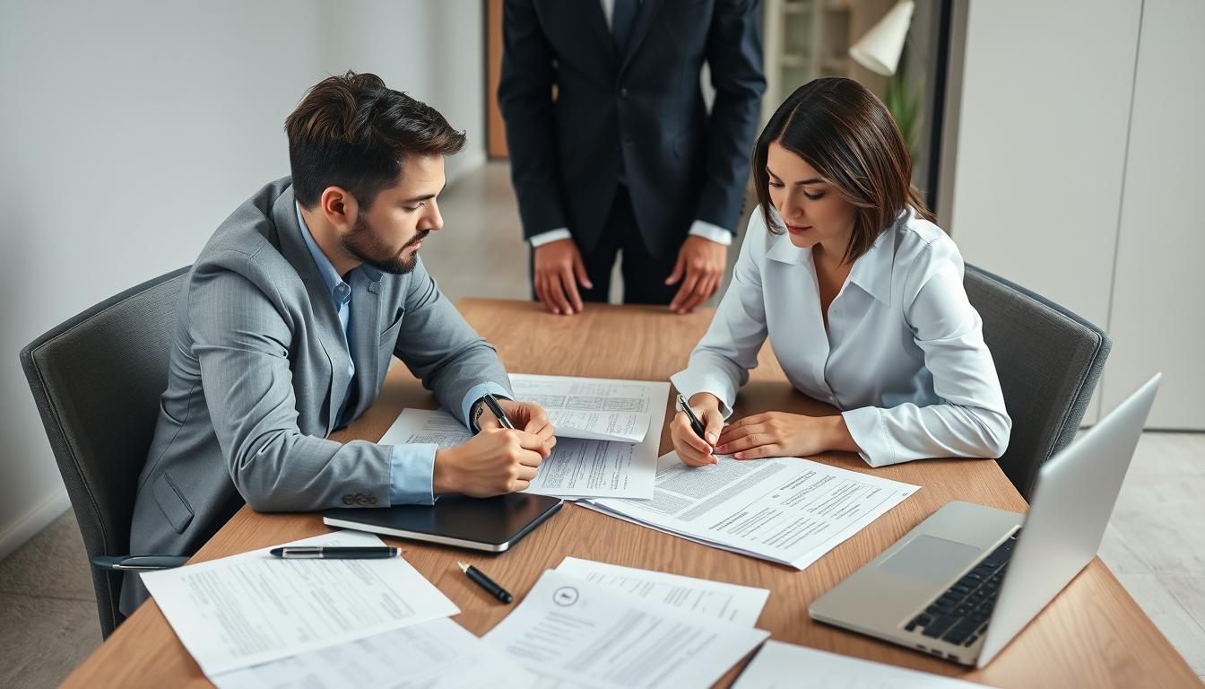 Senior legal team and family support